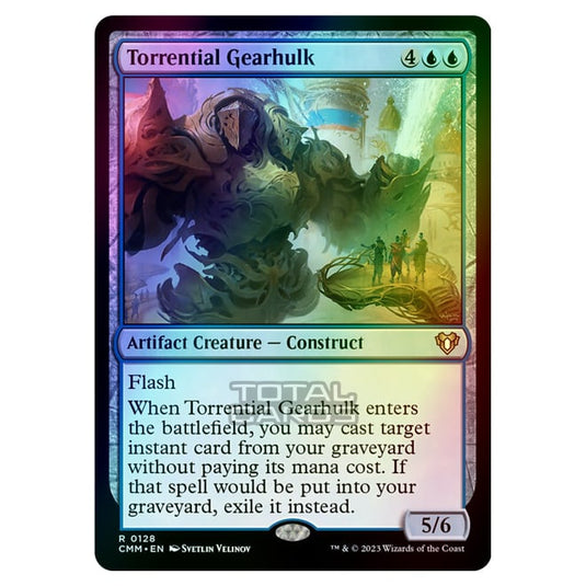 Magic The Gathering - Commander Masters - Torrential Gearhulk - 0128 (Foil)