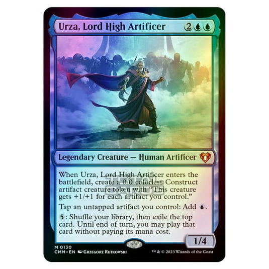 Magic The Gathering - Commander Masters - Urza, Lord High Artificer - 0130 (Foil)