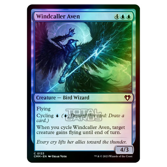 Magic The Gathering - Commander Masters - Windcaller Aven - 0133 (Foil)