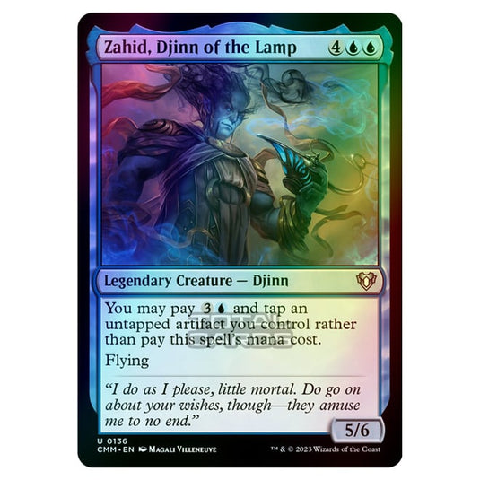 Magic The Gathering - Commander Masters - Zahid, Djinn of the Lamp - 0136 (Foil)