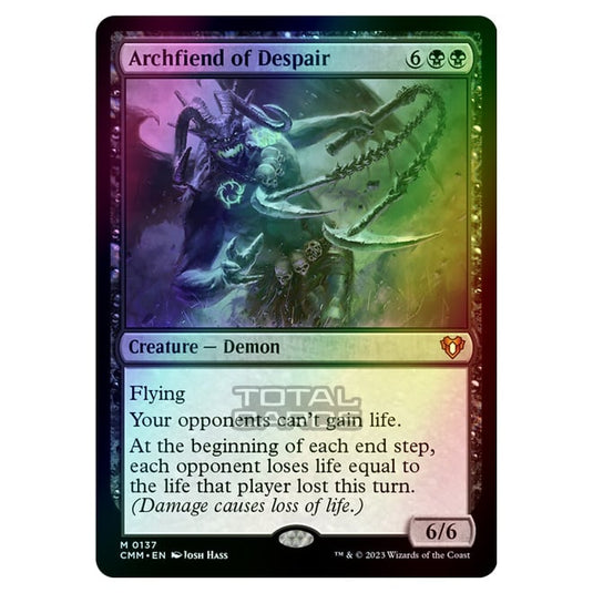 Magic The Gathering - Commander Masters - Archfiend of Despair - 0137 (Foil)