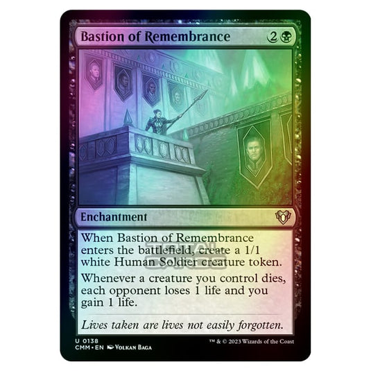 Magic The Gathering - Commander Masters - Bastion of Remembrance - 0138 (Foil)