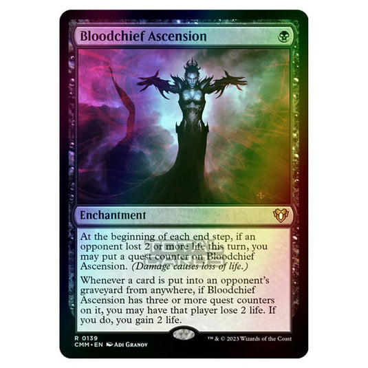 Magic The Gathering - Commander Masters - Bloodchief Ascension - 0139 (Foil)