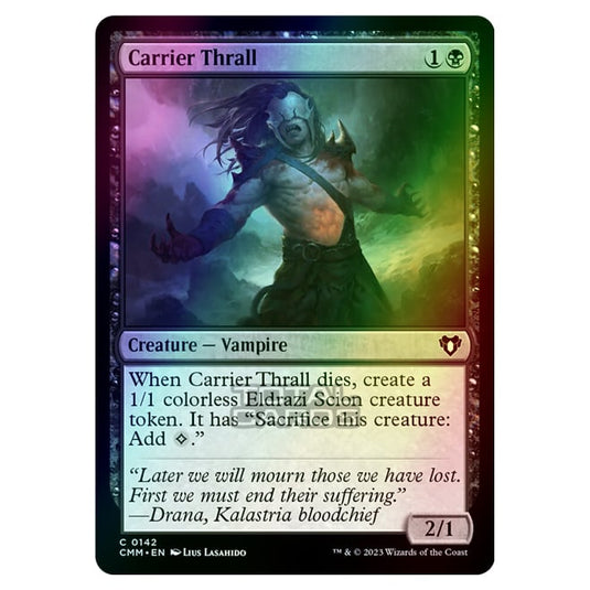 Magic The Gathering - Commander Masters - Carrier Thrall - 0142 (Foil)