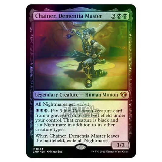 Magic The Gathering - Commander Masters - Chainer, Dementia Master - 0144 (Foil)