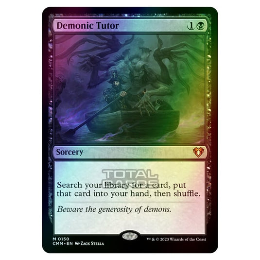 Magic The Gathering - Commander Masters - Demonic Tutor - 0150 (Foil)