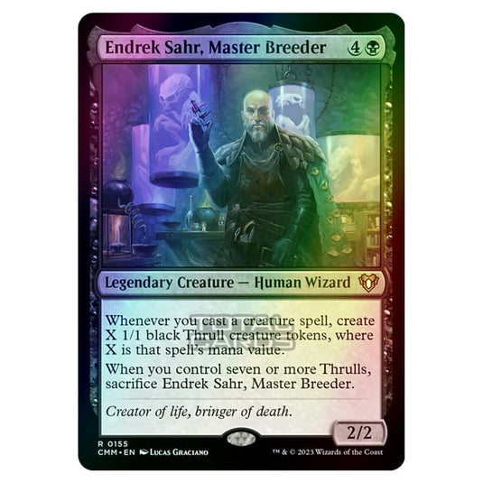 Magic The Gathering - Commander Masters - Endrek Sahr, Master Breeder - 0155 (Foil)