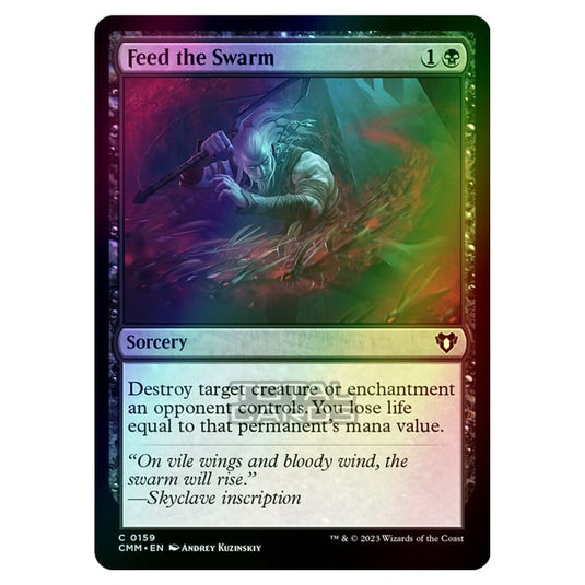 Magic The Gathering - Commander Masters - Feed the Swarm - 0159 (Foil)