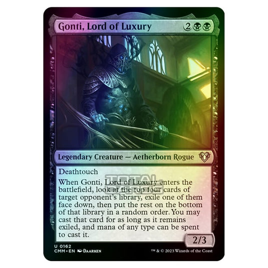 Magic The Gathering - Commander Masters - Gonti, Lord of Luxury - 0162 (Foil)