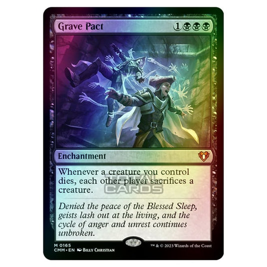 Magic The Gathering - Commander Masters - Grave Pact - 0165 (Foil)