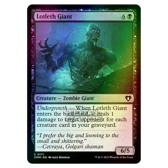 Magic The Gathering - Commander Masters - Lotleth Giant - 0171 (Foil)