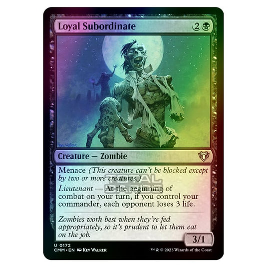 Magic The Gathering - Commander Masters - Loyal Subordinate - 0172 (Foil)