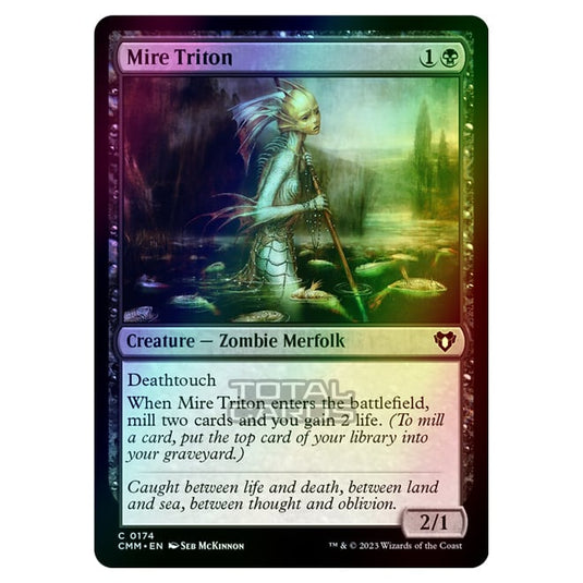 Magic The Gathering - Commander Masters - Mire Triton - 0174 (Foil)