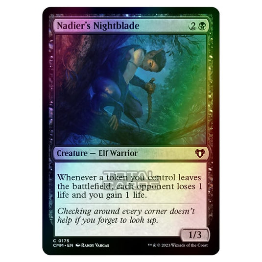 Magic The Gathering - Commander Masters - Nadier's Nightblade - 0175 (Foil)