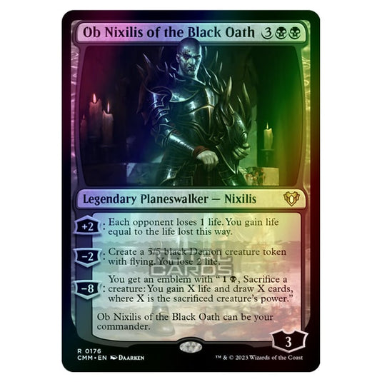 Magic The Gathering - Commander Masters - Ob Nixilis of the Black Oath - 0176 (Foil)