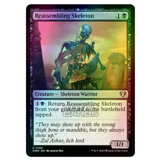 Magic The Gathering - Commander Masters - Reassembling Skeleton - 0183 (Foil)