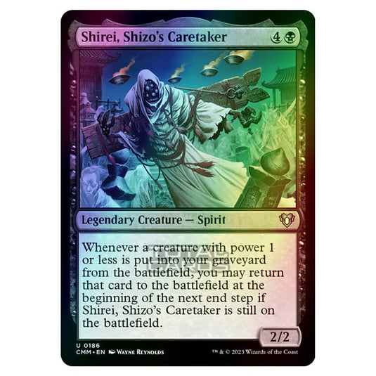 Magic The Gathering - Commander Masters - Shirei, Shizo's Caretaker - 0186 (Foil)