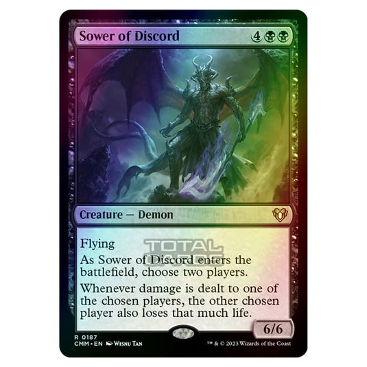 Magic The Gathering - Commander Masters - Sower of Discord - 0187 (Foil)