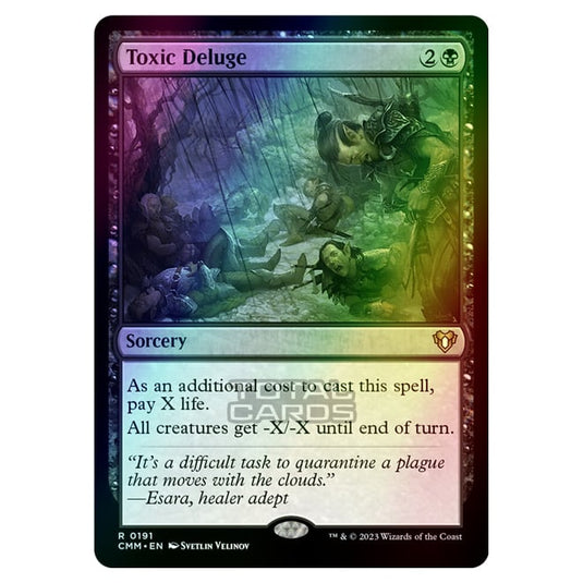 Magic The Gathering - Commander Masters - Toxic Deluge - 0191 (Foil)