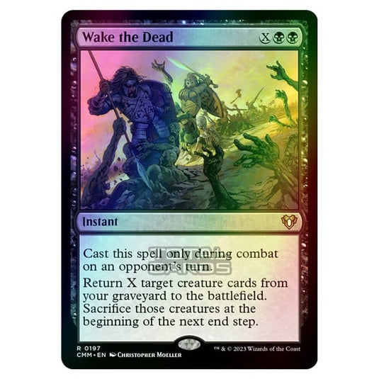 Magic The Gathering - Commander Masters - Wake the Dead - 0197 (Foil)