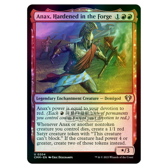 Magic The Gathering - Commander Masters - Anax, Hardened in the Forge - 0204 (Foil)