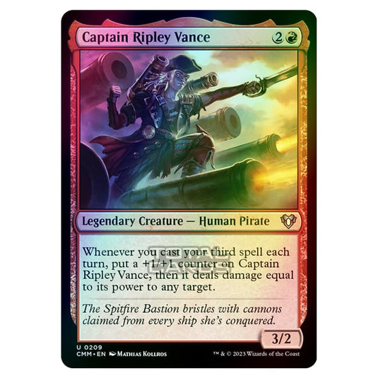 Magic The Gathering - Commander Masters - Captain Ripley Vance - 0209 (Foil)