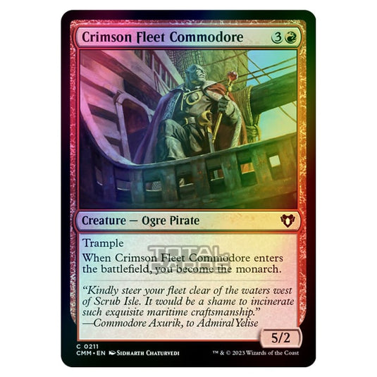 Magic The Gathering - Commander Masters - Crimson Fleet Commodore - 0211 (Foil)