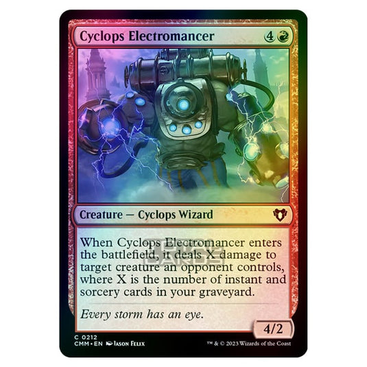 Magic The Gathering - Commander Masters - Cyclops Electromancer - 0212 (Foil)