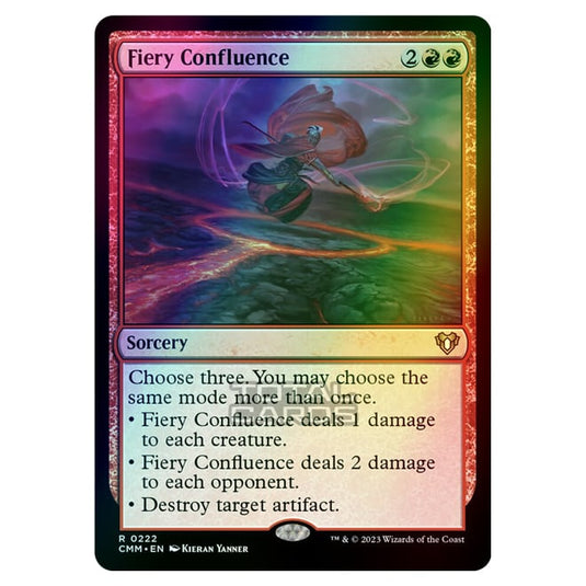 Magic The Gathering - Commander Masters - Fiery Confluence - 0222 (Foil)