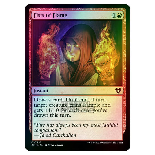 Magic The Gathering - Commander Masters - Fists of Flame - 0223 (Foil)