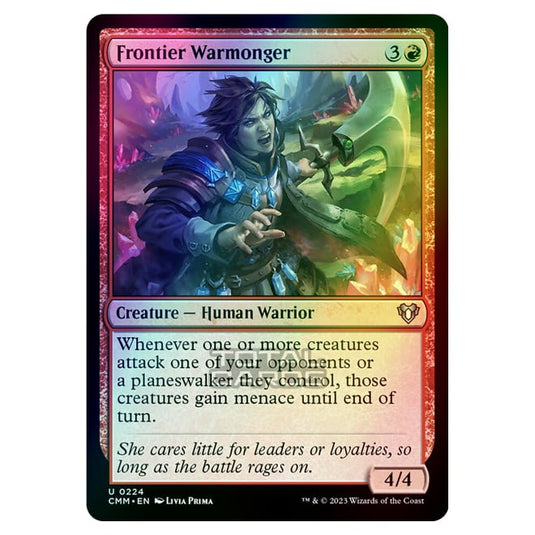 Magic The Gathering - Commander Masters - Frontier Warmonger - 0224 (Foil)