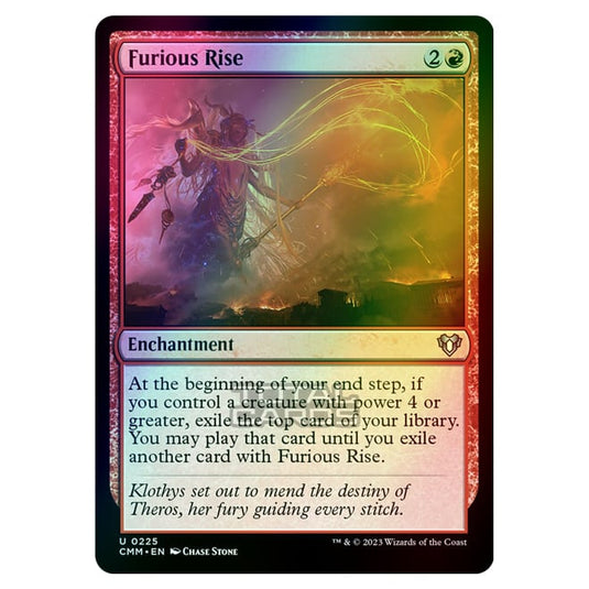 Magic The Gathering - Commander Masters - Furious Rise - 0225 (Foil)