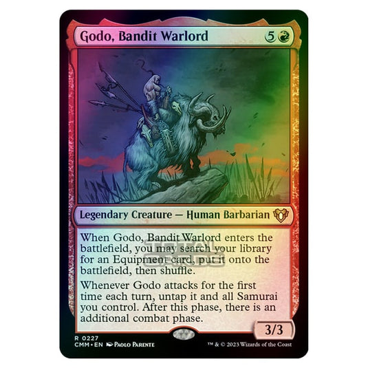 Magic The Gathering - Commander Masters - Godo, Bandit Warlord - 0227 (Foil)