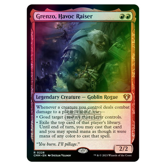 Magic The Gathering - Commander Masters - Grenzo, Havoc Raiser - 0228 (Foil)