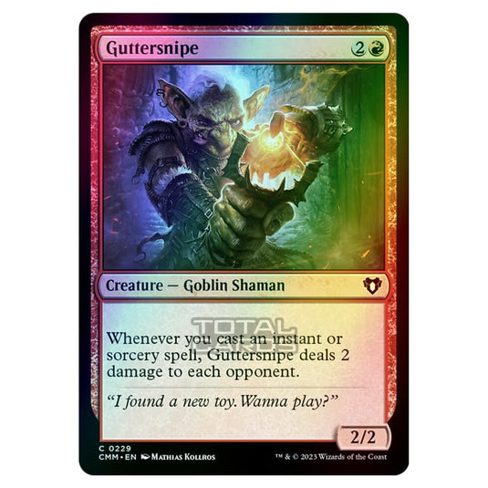 Magic The Gathering - Commander Masters - Guttersnipe - 0229 (Foil)