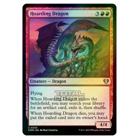 Magic The Gathering - Commander Masters - Hoarding Dragon - 0233 (Foil)