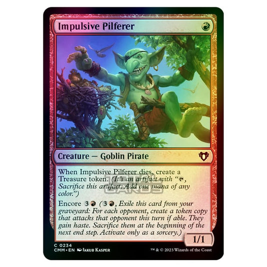 Magic The Gathering - Commander Masters - Impulsive Pilferer - 0234 (Foil)