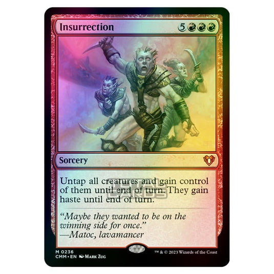 Magic The Gathering - Commander Masters - Insurrection - 0236 (Foil)