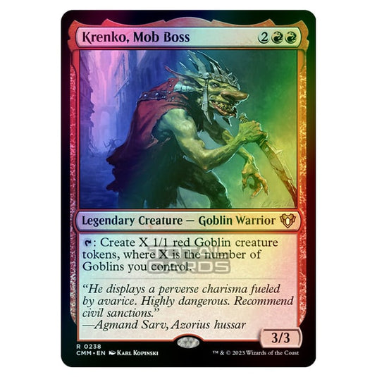 Magic The Gathering - Commander Masters - Krenko, Mob Boss - 0238 (Foil)