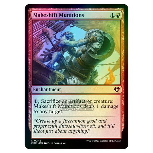 Magic The Gathering - Commander Masters - Makeshift Munitions - 0242 (Foil)