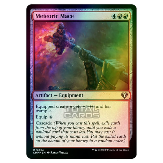 Magic The Gathering - Commander Masters - Meteoric Mace - 0243 (Foil)