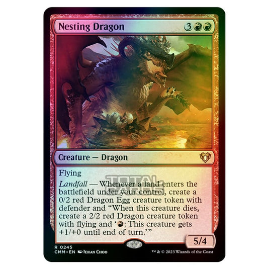 Magic The Gathering - Commander Masters - Nesting Dragon - 0245 (Foil)