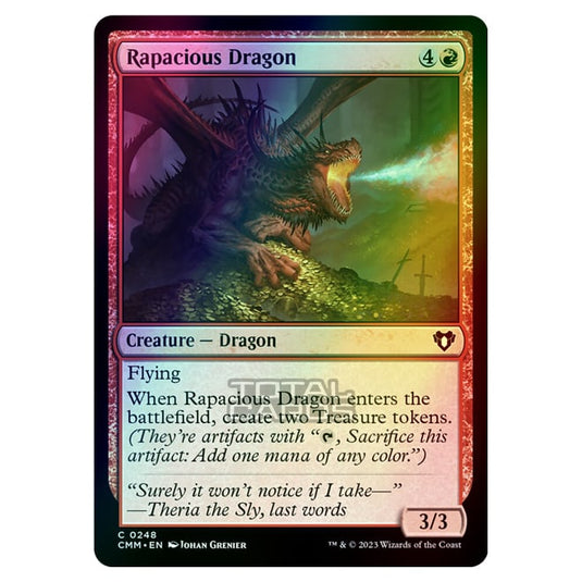 Magic The Gathering - Commander Masters - Rapacious Dragon - 0248 (Foil)