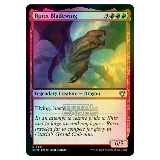 Magic The Gathering - Commander Masters - Rorix Bladewing - 0251 (Foil)