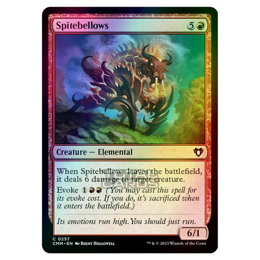 Magic The Gathering - Commander Masters - Spitebellows - 0257 (Foil)