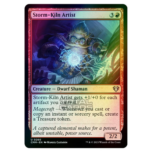 Magic The Gathering - Commander Masters - Storm-Kiln Artist - 0260 (Foil)