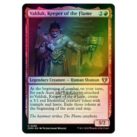 Magic The Gathering - Commander Masters - Valduk, Keeper of the Flame - 0266 (Foil)