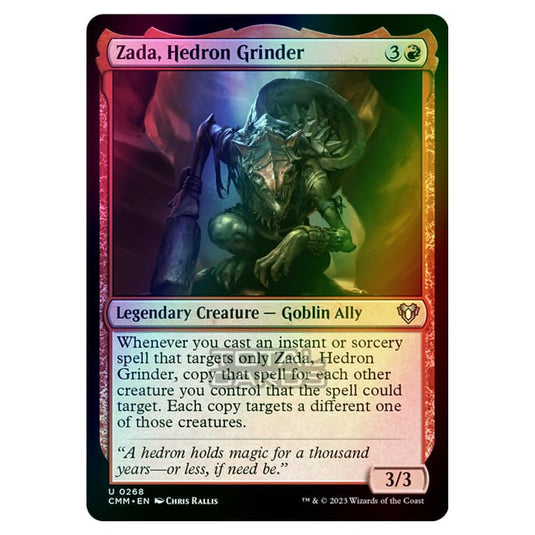 Magic The Gathering - Commander Masters - Zada, Hedron Grinder - 0268 (Foil)