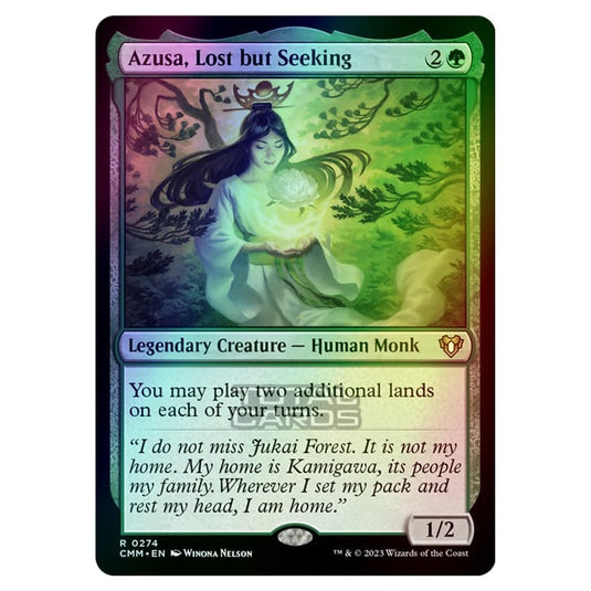 Magic The Gathering - Commander Masters - Azusa, Lost but Seeking - 0274 (Foil)