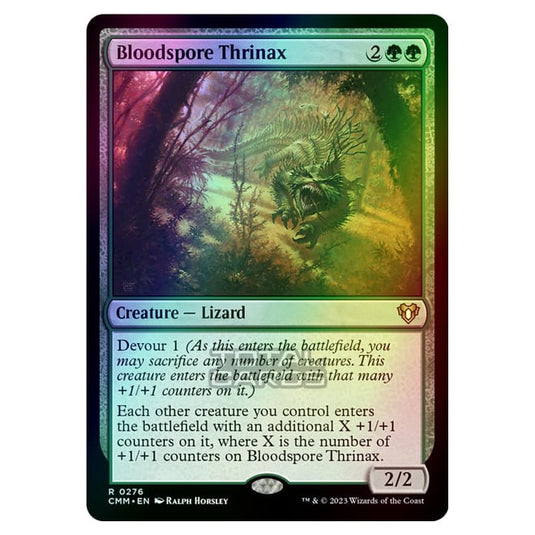Magic The Gathering - Commander Masters - Bloodspore Thrinax - 0276 (Foil)